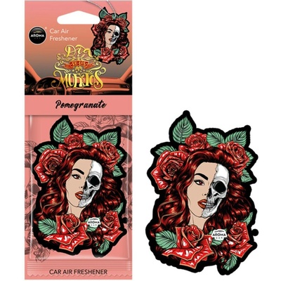 Aroma Car závesný osviežovač vzduchu Muertos pomegrante