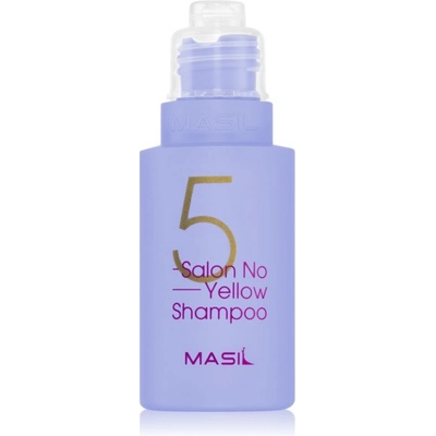 MASIL 5 Salon No Yellow fialový šampón neutralizujúci žlté tóny 50 ml