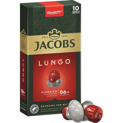 Douwe Egberts JACOBS Espresso Lungo 6 за Nespresso 10 броя алуминиеви капсули