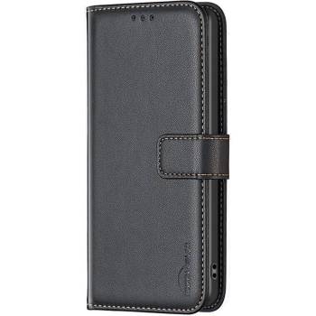 GKK Кожен Калъф с Джобове за Honor X6b, Wallet Book Case, Черен (5966011125171)