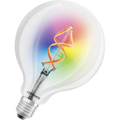 LEDVANCE LED žiarovka SMT WFG30D4,5W/827230VFILRGBWE274X1LEDV, E27, 4.5 W, teplá biela, třída G A G , 4058075609938; 4058075609938