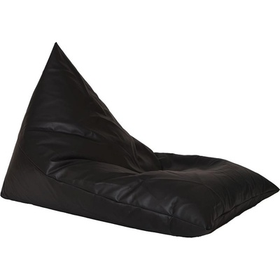 PUFRELAX Пуф шезлонг, 320л. 130х100см. , Kudos - Back 2 Black, PU кожа, Пълнеж от Полистиролни перли (PUF-G-K-PU-BTB)