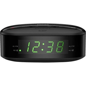 Philips Радиочасовници Philips TAR3205/12X4, FM тунер, 2 аларми, 2x AAA, черни, 4бр (TAR3205/12X4) Будилник