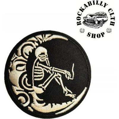 Nášivka Rocka Skeleton Smokin´