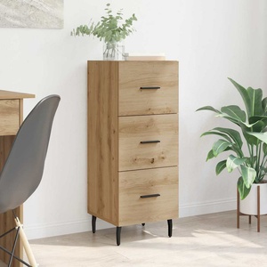 vidaXL Служебен шкаф дъб артизан 34 x 34.5 x 90 см Инженерна дървесина (881577)