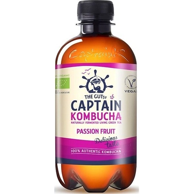 Captain Kombucha Kombucha passion fruit 400 ml