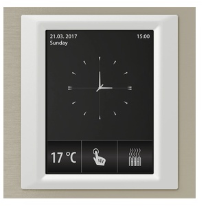 ELKO EP RF Touch-W Сензорно устройство за управление Титан Лед-металик Бял (RFTW-ATI-BIC-CWH)