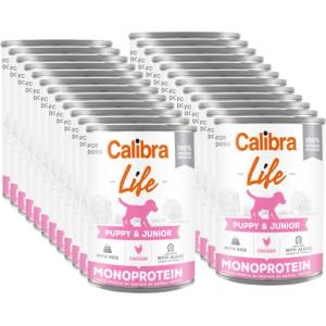Calibra Dog Life Puppy & Junior Chicken 24x400g
