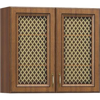 ЕВРОМАР Горен шкаф grand new 80 см с две врати витрина