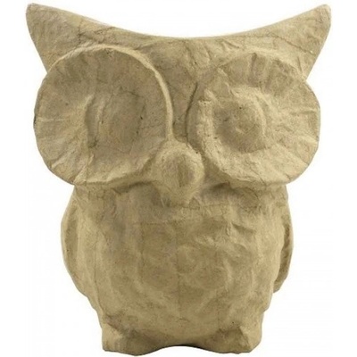 Kartonový předmět XS sova 2 7x8x8cm