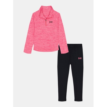 Under Armour Момичешки комплект Under Armour UA 1/4 ZIP LEGGING SET Under Armour | Rozov | Момичешки | 2-3YR