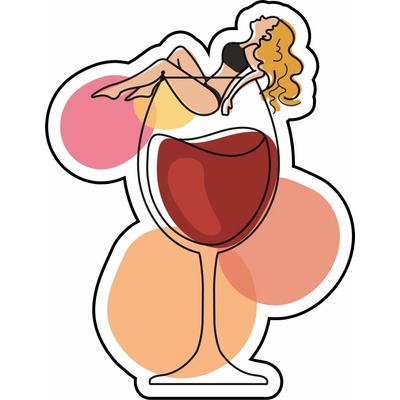 Pískacia koženková nášivka Koženková pískacia nášivka Wine wellness Velkost: PÍSKLE! malé