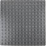 LEGO® CITY 3811 building plate / base plate in dark gray, 32x32 studs (25.5 cm x 25.5 cm)