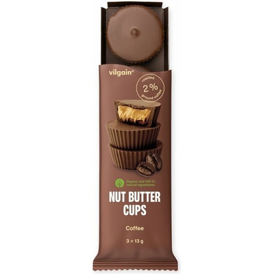Vilgain Nut Butter Cups Bio kávovo-orieškové maslo 39 g