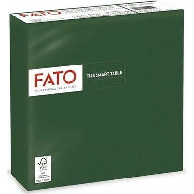 FATO Ubrousky 1/4 ohyb 33x33cm Smart Table zelená 50ks
