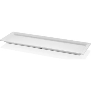 Kulsan KN-Плато меламин "Bono" GN 2/4 53х16cm БЯЛО/ЧЕРНО (0136901)