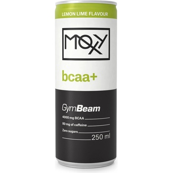 GymBeam Енергийна напитка MOXY bcaa+ 250 ml лимон лайм
