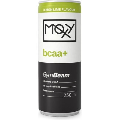 GymBeam Енергийна напитка MOXY bcaa+ 250 ml лимон лайм