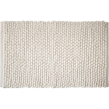 Bianca Бял килим за баня 50x80 cm Aspen Bobble - Bianca (BR/58977/R/BMAT/WH)