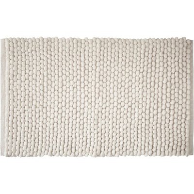 Bianca Бял килим за баня 50x80 cm Aspen Bobble - Bianca (BR/58977/R/BMAT/WH)