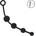 Levelz Curved Silicone Anal Beads Black