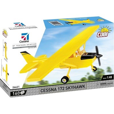 Cobi 26621 Cessna 172 Skyhawk-yellow, 1:48, 160 k