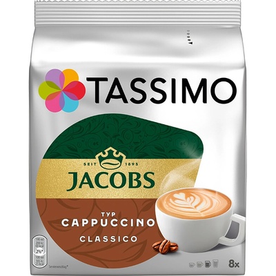 TASSIMO Kapsle Jacobs Cappuccino 8 kapslí – Zbozi.Blesk.cz