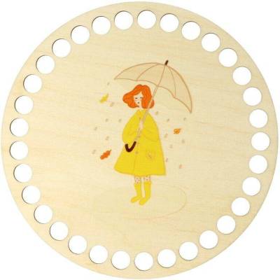Natana dno na košík dáma a podzim 15 cm