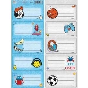 Beniamin Notebook stickers strip No name - boy
