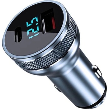 Mobilly Зарядно за кола, 1xUSB-A+1xUSB-C, 36W, QuickCharge 3.0, PowerDelivery (XXX)