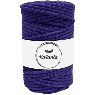 Bavlnená šnúra KaFanta 5 mm - slivka