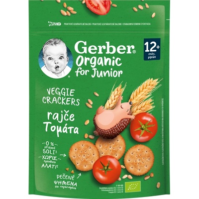 Gerber Organic krekry s paradajkami 100 g