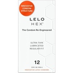 LELO 12 бр. Луксозни презервативи Lelo Hex