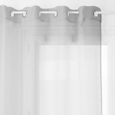 Atmosphera Závěs Moly šedý na kroužcích 135x240 do obývacího pokoje a ložnice