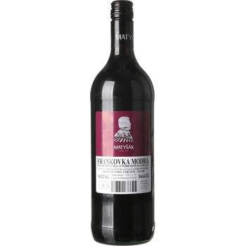 Matyšák Frankovka modrá 2021 12,5% 1 l (čistá fľaša)