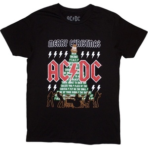 AC/DC Merry Christmas Black 2XL Риза (ACDCTS127MB05)