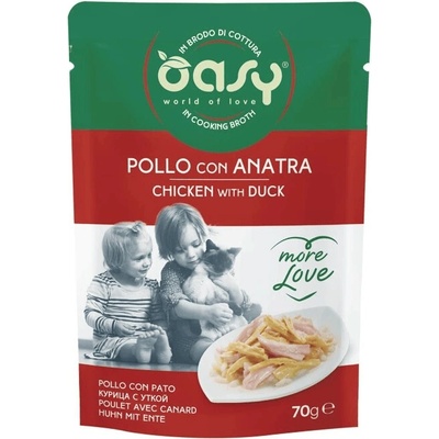 Oasy More Love kuracie mäso s kačicou 70g