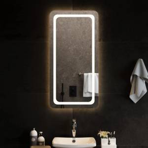 vidaXL LED огледало за баня, 50x100 см (3154101)