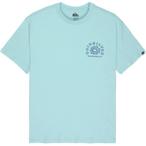 Quiksilver Мъжка тениска Quiksilver Curve Palm T-shirt - Blue Haze (216-8974-0114)