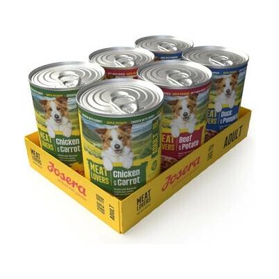 Josera Meat Lovers Menu Multipack hovädzie kurácie a kačacie 6 x 400 g