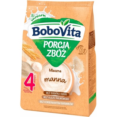 BoboVita Mliečna kaša krupicová po 4. mesiaci Zmes obilnín 210g