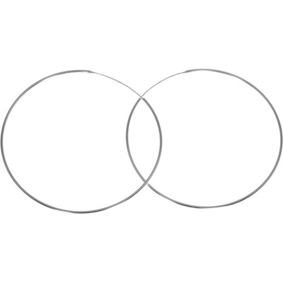 Argento Stříbrné náušnice kruhy - 70 mm průměr 66184