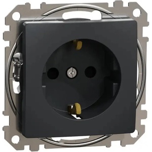 Schneider Electric КОНТАКТ ЕДИНИЧЕН АНТРАЦИТ schneider sedna (sdd114021) (3606481479754)
