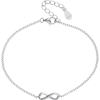 Bealio 11010 stříbrný náramek NEKONEČNO 16+3 cm 03-11010-0550