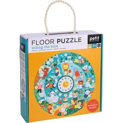 Petit Collage podlahové puzzle Ilustrované učebné hodiny