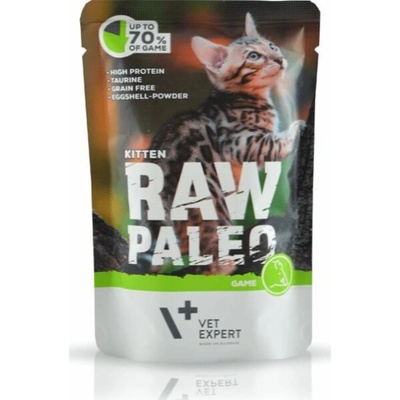 VetExpert Raw Paleo Kitten zvěřina 100 g