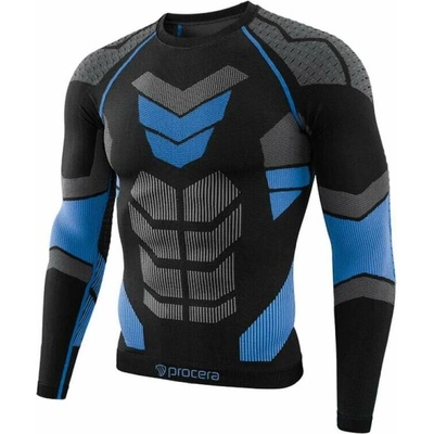 Procera Iceland termo triko black/blue – Zboží Dáma