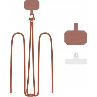 Snúrka na krk TECH-PROTECT C5S ROPE Crossbody remienok čokoládovo hnedý