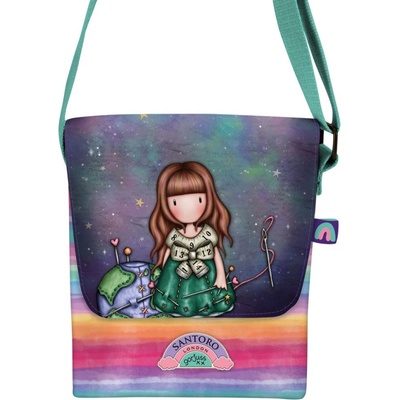 Gorjuss Gorjuss malá kabelka přes rameno "Be Kind To Our Planet" SANTORO Be Kind Shoulder bag "Be Kind To Our Planet"