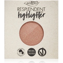 puroBIO Cosmetics Resplendent Highlighter krémový rozjasňovač 04 Pink Gold náhradná náplň 9 g